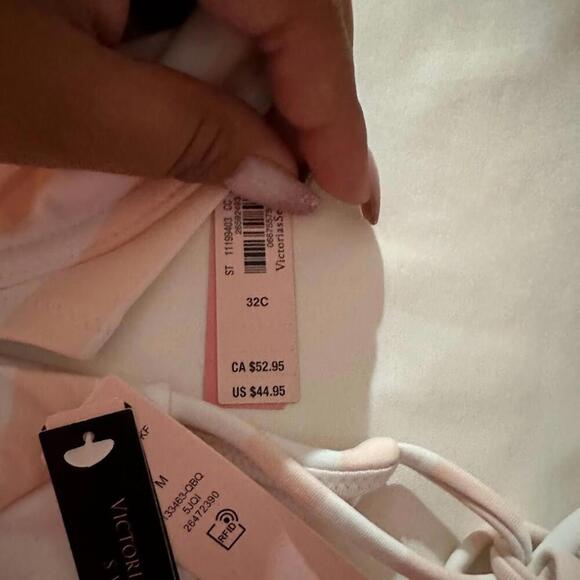 Vicotria's Secret Bikini Set Pink stripes - Picture 4 of 5